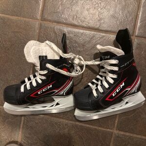 CCM Skates with Red and White Details